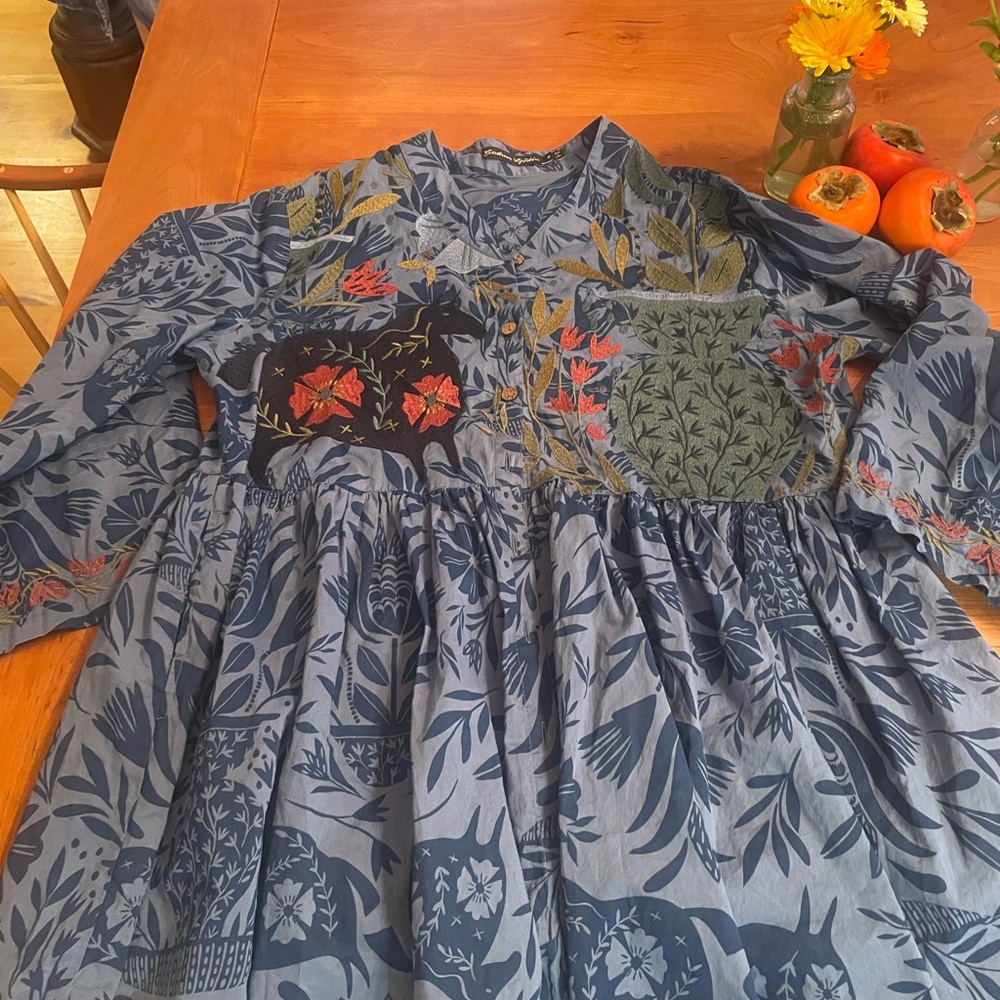 Gudrun Sjoden rare Chandra button front organic cotton shirt.